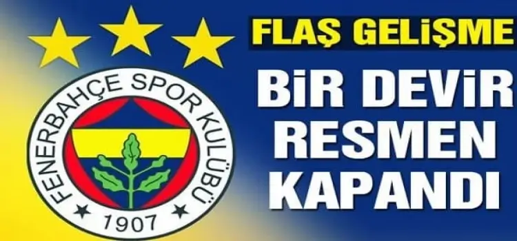 Fenerbahçe'de bir devir sona erdii