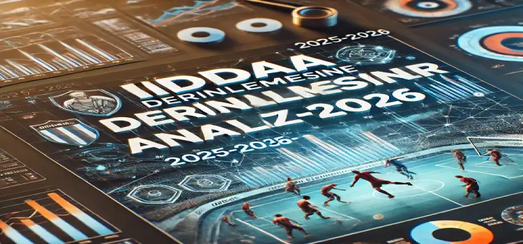 İddaa derinlemesine analizler 2025-2026