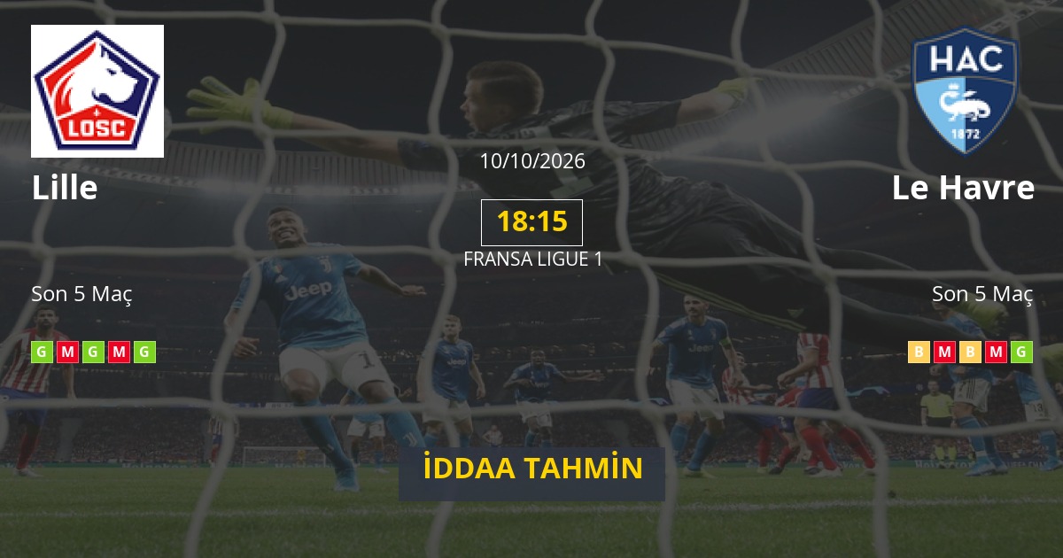 Lille Le Havre İddaa Maç Tahmini 10 Ekim 2026