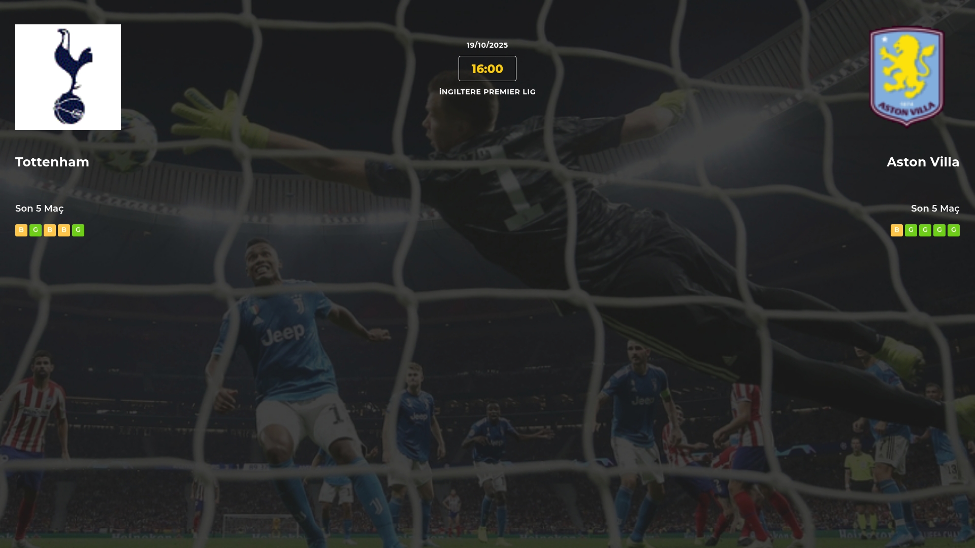 Tottenham Aston Villa İddaa Maç Tahmini 19 Ekim 2025