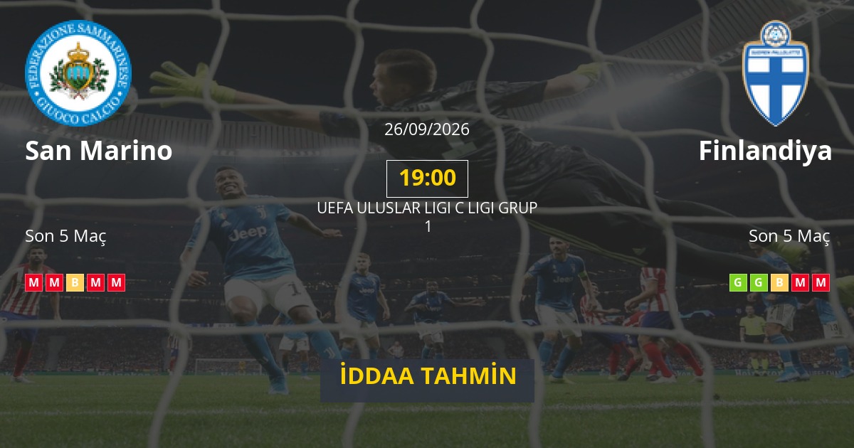San Marino Finlandiya İddaa Maç Tahmini 26 Eylül 2026