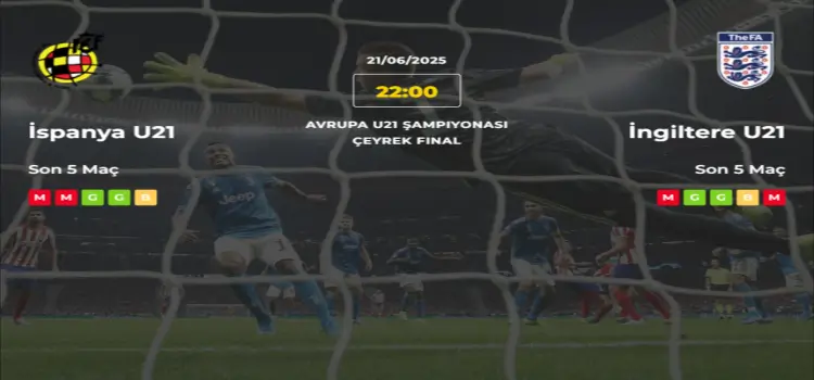 İspanya İngiltere U21 İddaa Maç Tahmini 21 Haziran 2025