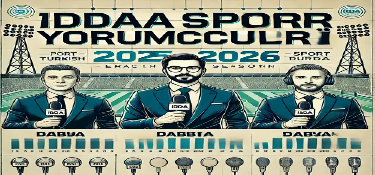 İddaa spor yorumcuları 2025-2026