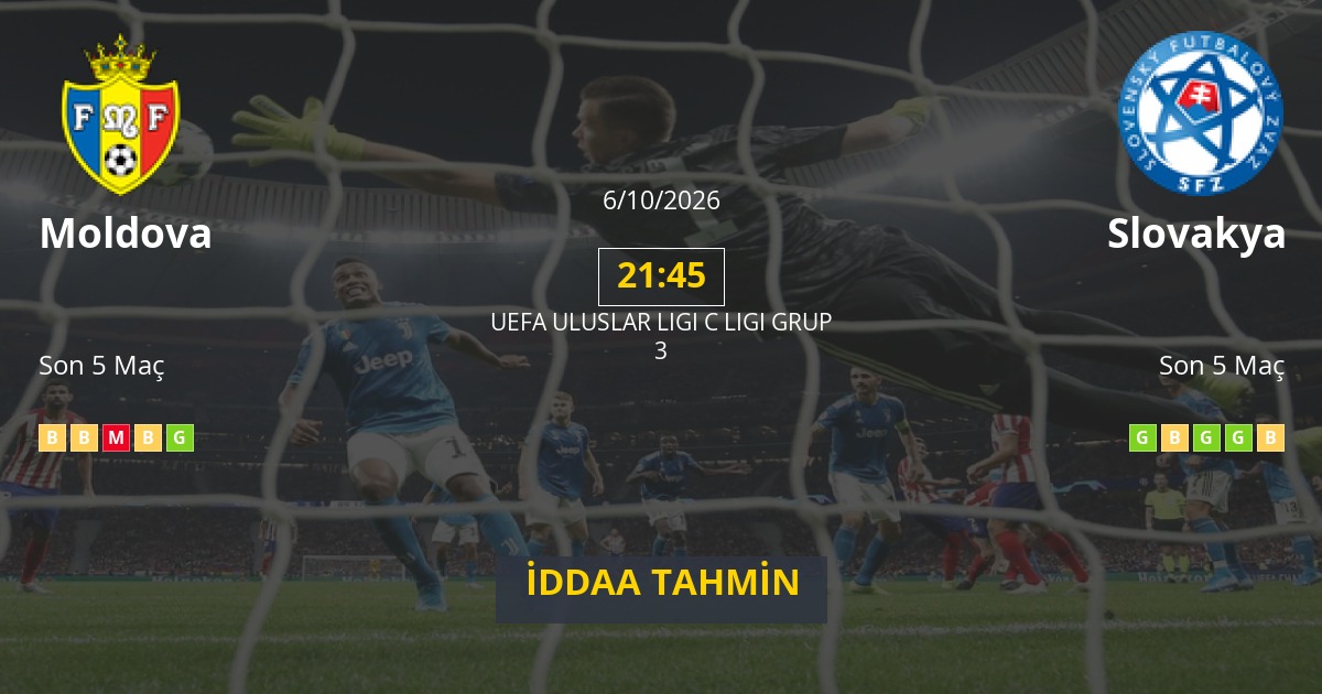 Moldova Slovakya İddaa Maç Tahmini 06 Ekim 2026