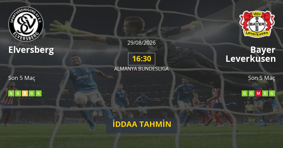 Elversberg Bayer Leverkusen İddaa Maç Tahmini 29 Ağustos 2026
