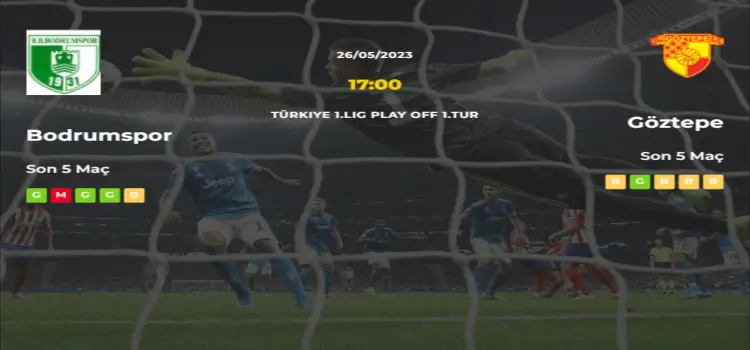 Bodrumspor Göztepe İddaa Maç Tahmini 26 Mayıs 2023