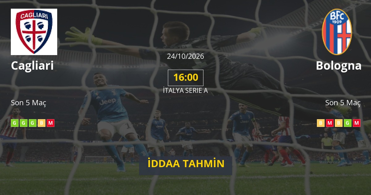 Cagliari Bologna İddaa Maç Tahmini 24 Ekim 2026