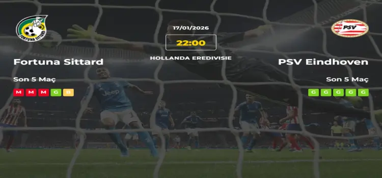 Fortuna Sittard PSV Eindhoven İddaa Maç Tahmini 17 Ocak 2026