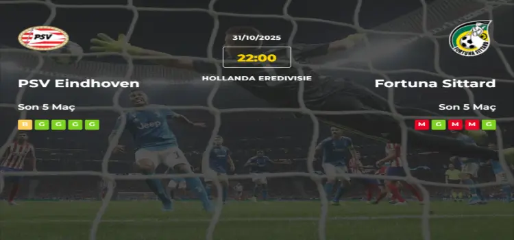 PSV Eindhoven Fortuna Sittard İddaa Maç Tahmini 31 Ekim 2025
