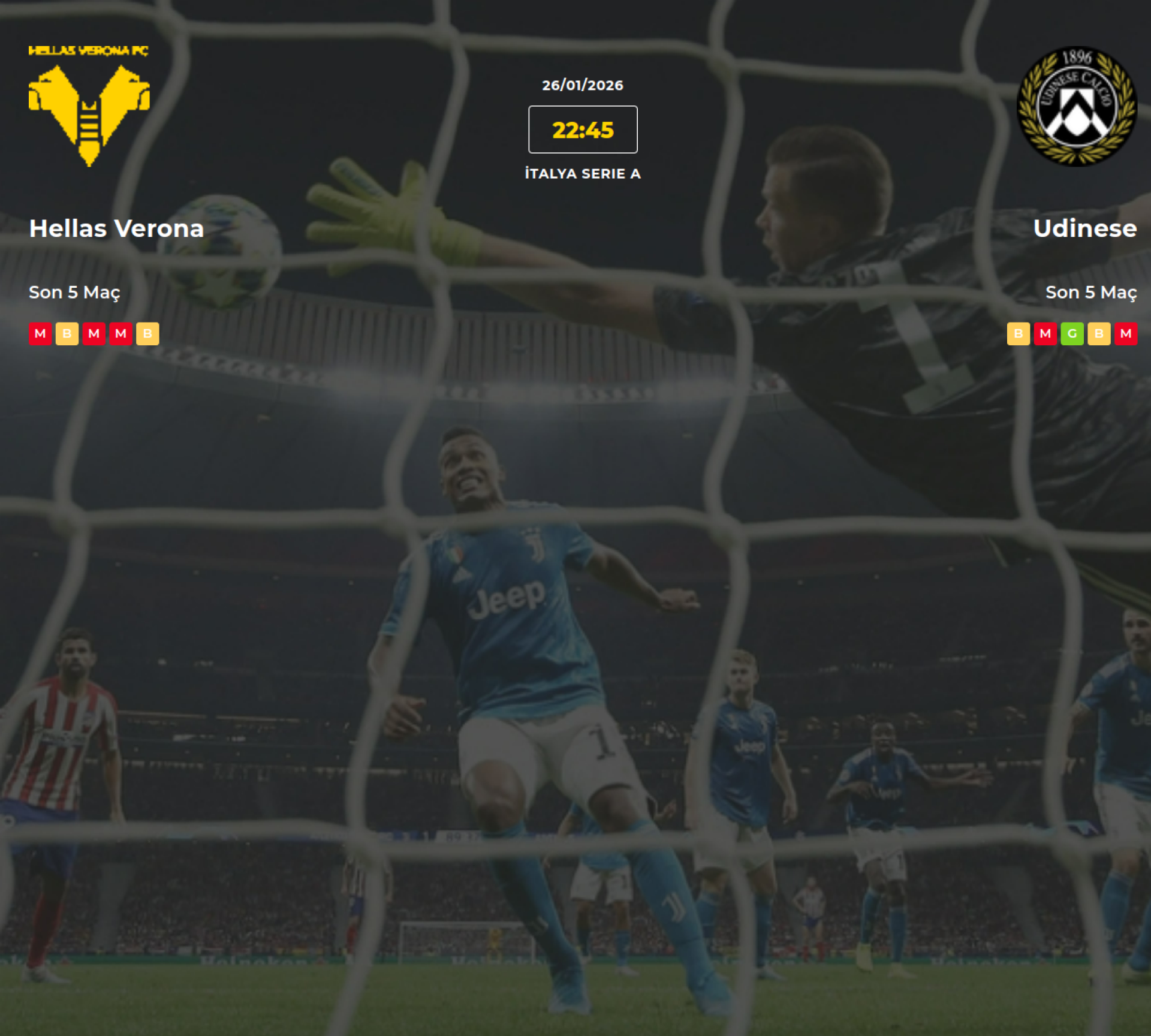 Hellas Verona Udinese İddaa Maç Tahmini 26 Ocak 2026