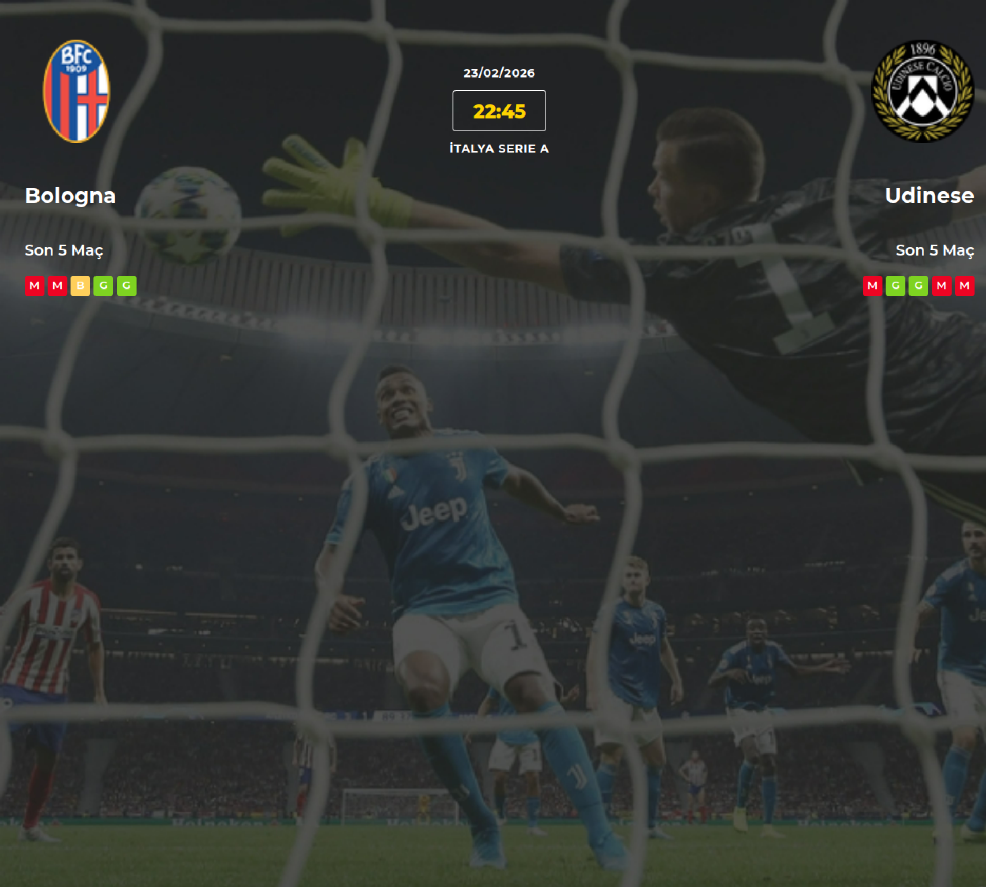 Bologna Udinese İddaa Maç Tahmini 23 Şubat 2026