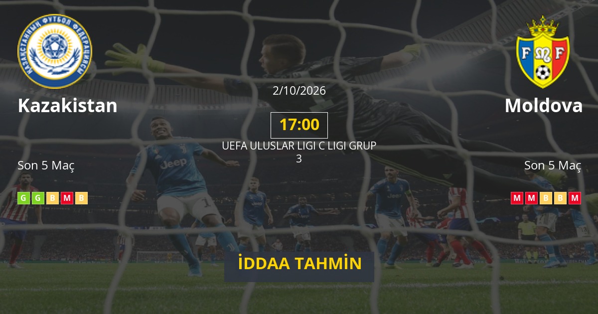 Kazakistan Moldova İddaa Maç Tahmini 02 Ekim 2026