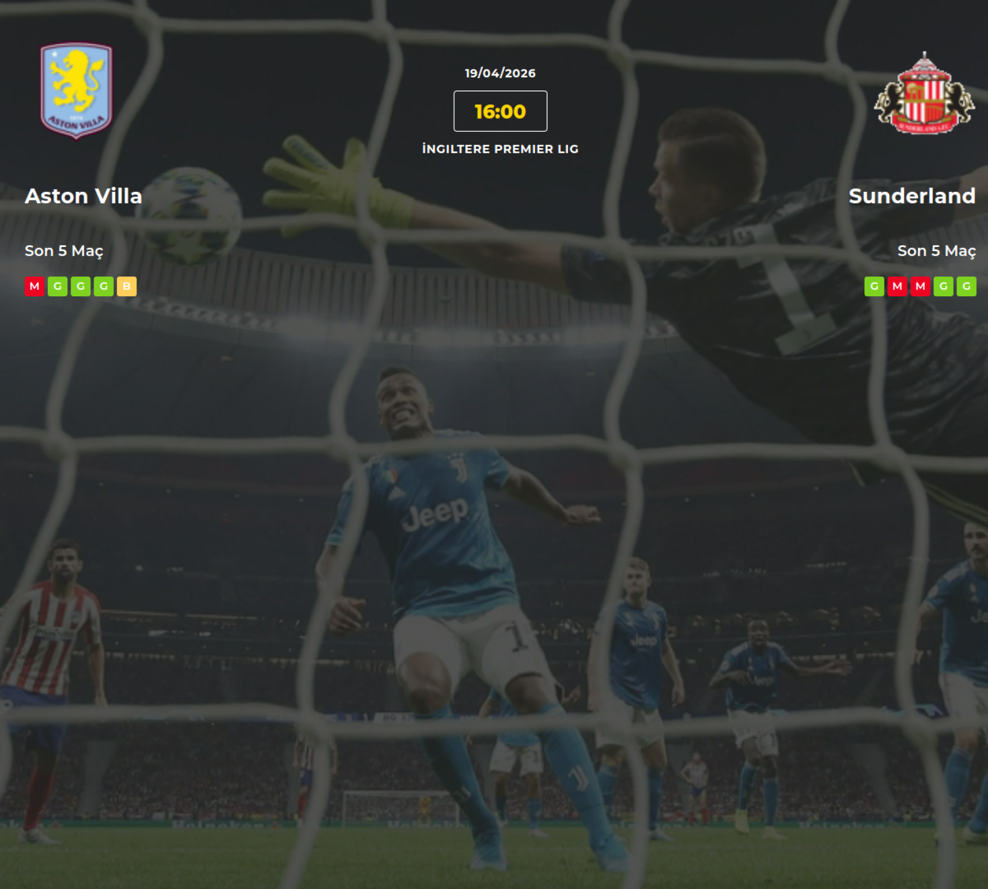 Aston Villa Sunderland İddaa Maç Tahmini 19 Nisan 2026