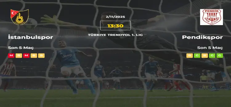 İstanbulspor Pendikspor İddaa Maç Tahmini 2 Kasım 2025