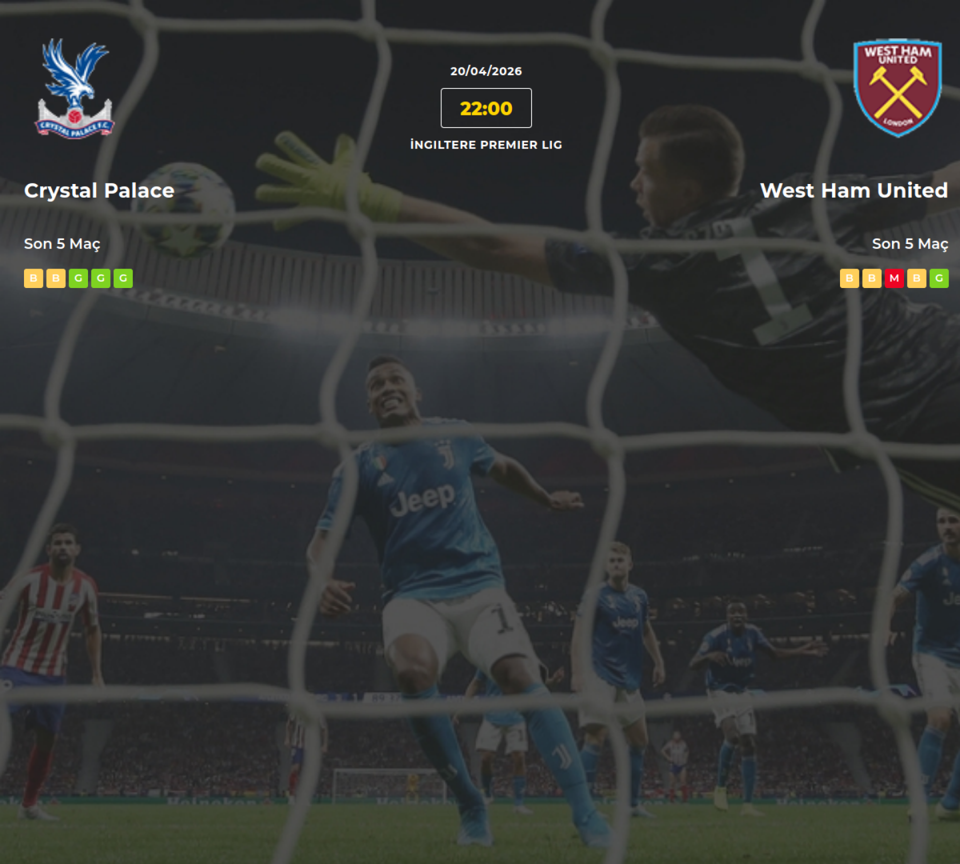 Crystal Palace West Ham United İddaa Maç Tahmini 20 Nisan 2026
