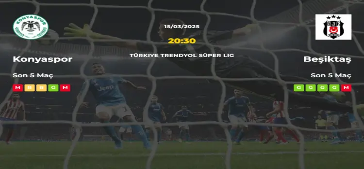 Konyaspor Beşiktaş İddaa Maç Tahmini 15 Mart 2025