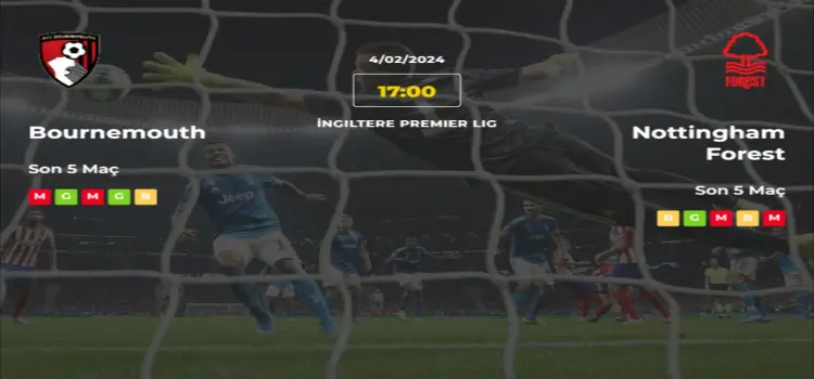 Bournemouth Nottingham İddaa Maç Tahmini 4 Şubat 2024