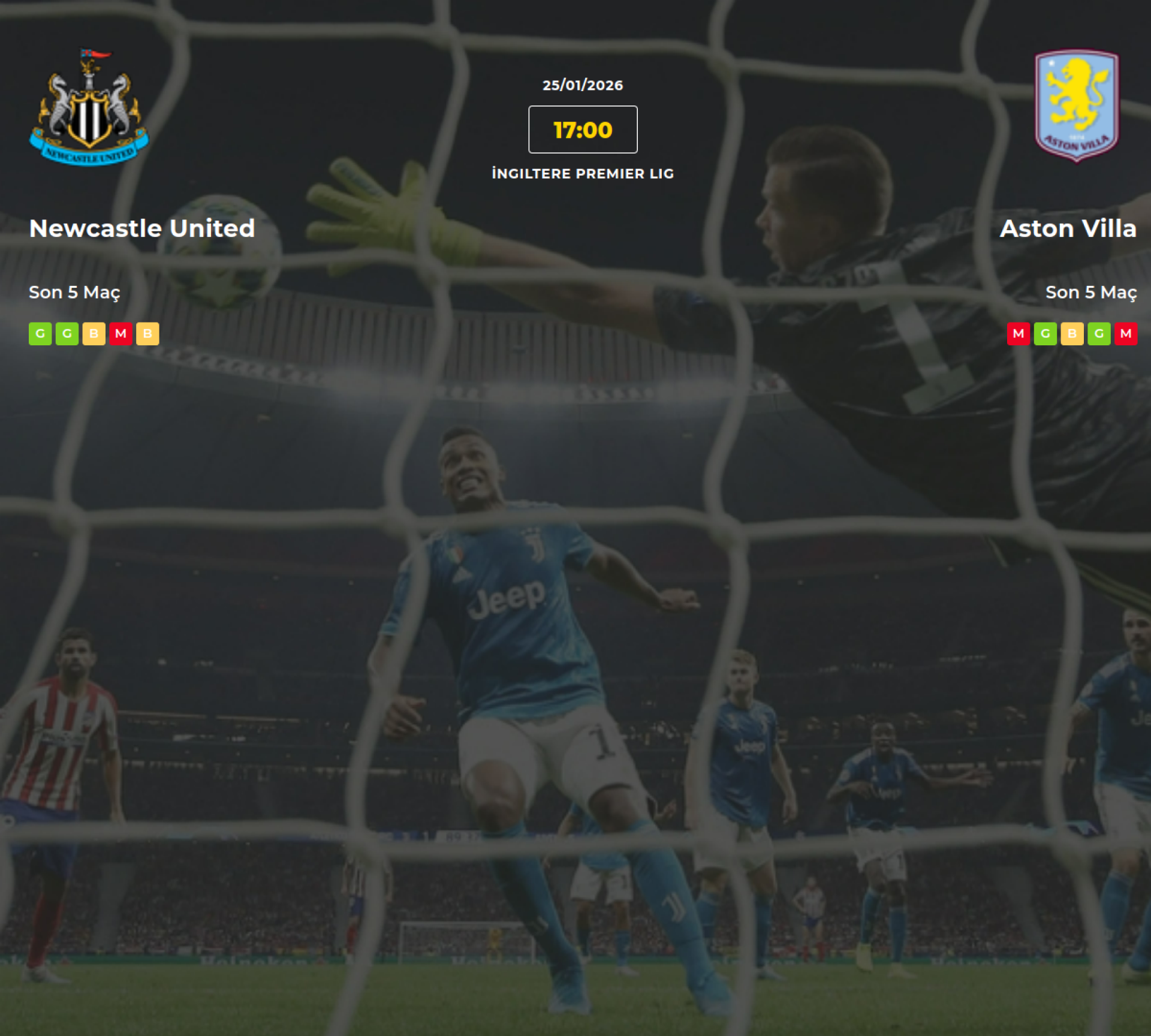 Newcastle United Aston Villa İddaa Maç Tahmini 25 Ocak 2026