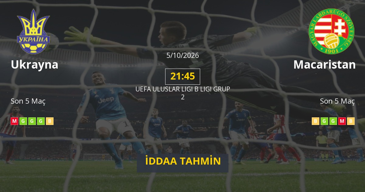 Ukrayna Macaristan İddaa Maç Tahmini 05 Ekim 2026
