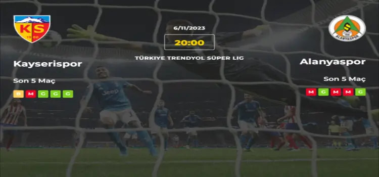 Kayserispor Alanyaspor İddaa Maç Tahmini 6 Kasım 2023