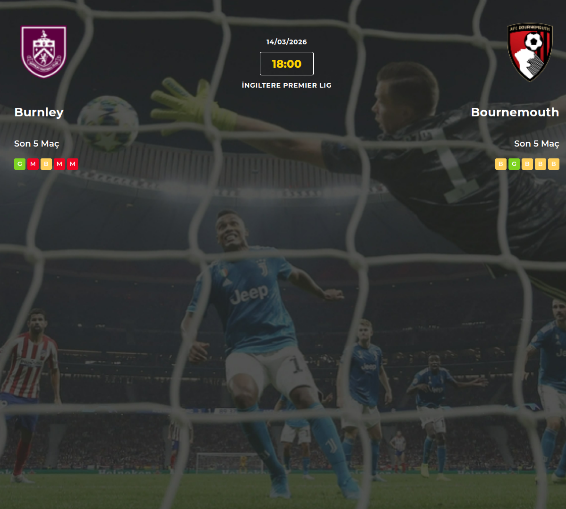Burnley Bournemouth İddaa Maç Tahmini 14 Mart 2026