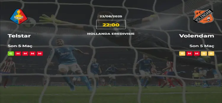 Telstar Volendam İddaa Maç Tahmini 23 Ağustos 2025