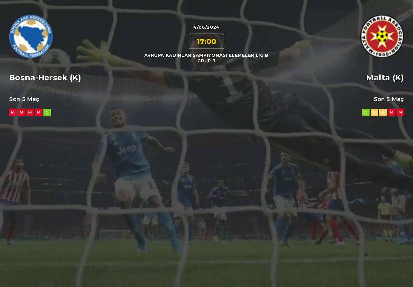 Bosna-Hersek (K) Malta (K) İddaa Maç Tahmini 04 Haziran 2024