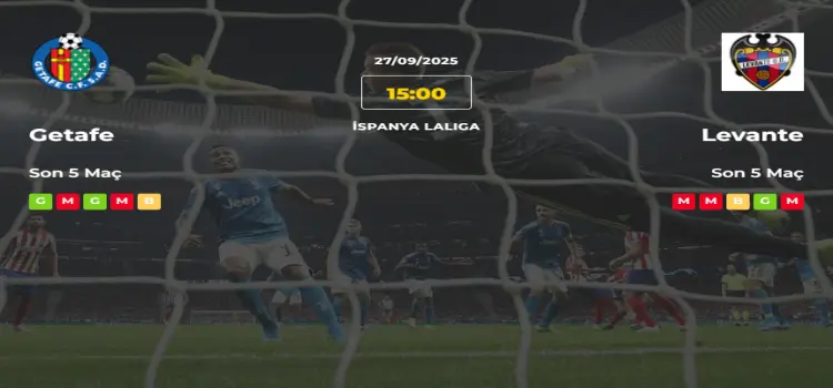 Getafe Levante İddaa Maç Tahmini 27 Eylül 2025