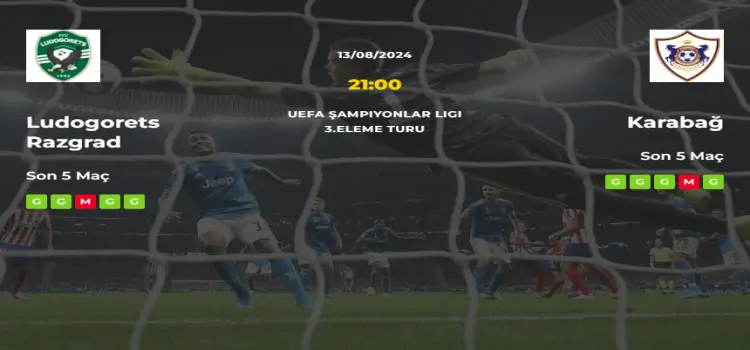 Ludogorets Razgrad Karabağ İddaa Maç Tahmini 13 Ağustos 2024