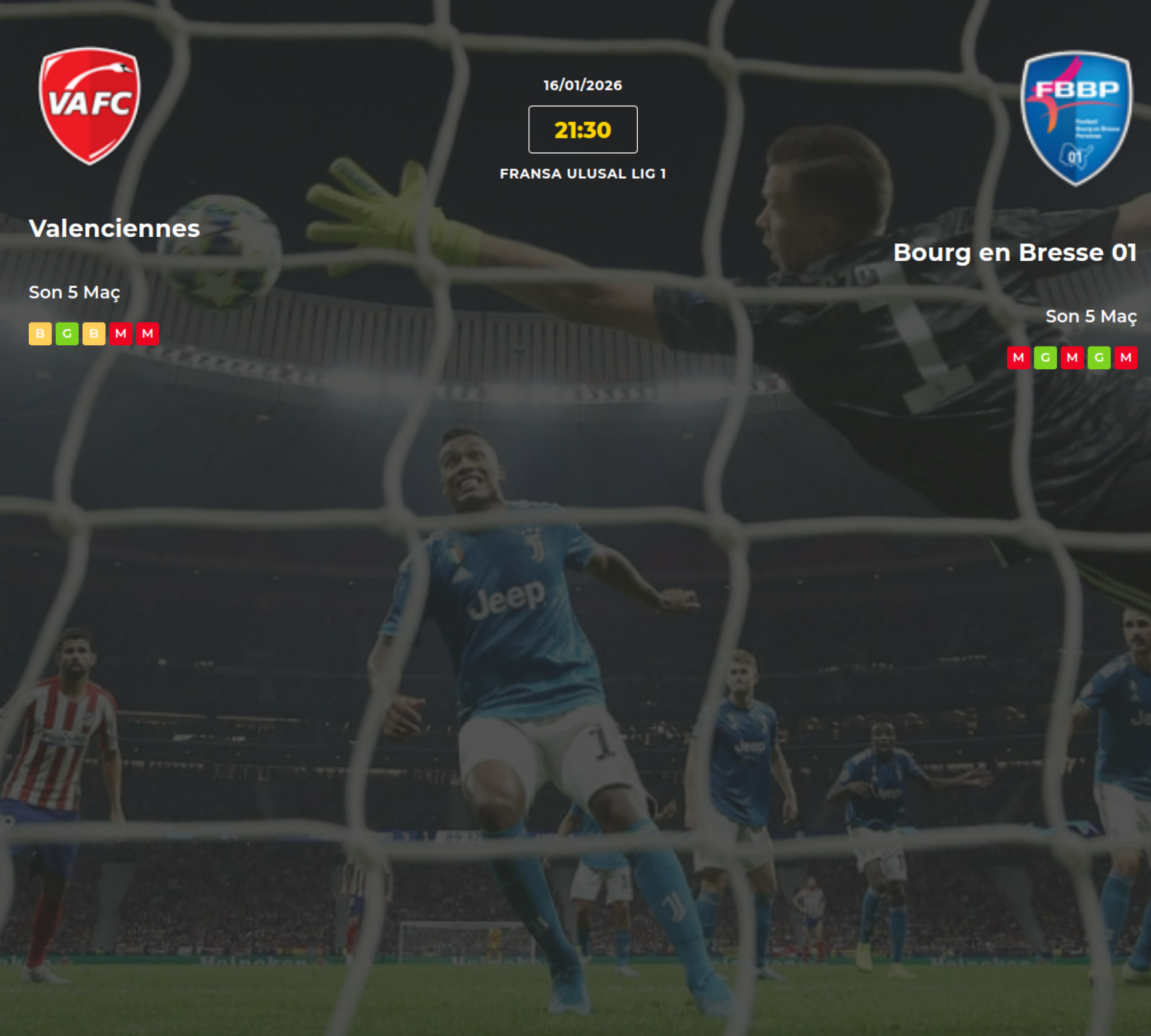 Valenciennes Bourg en Bresse 01 İddaa Maç Tahmini 16 Ocak 2026