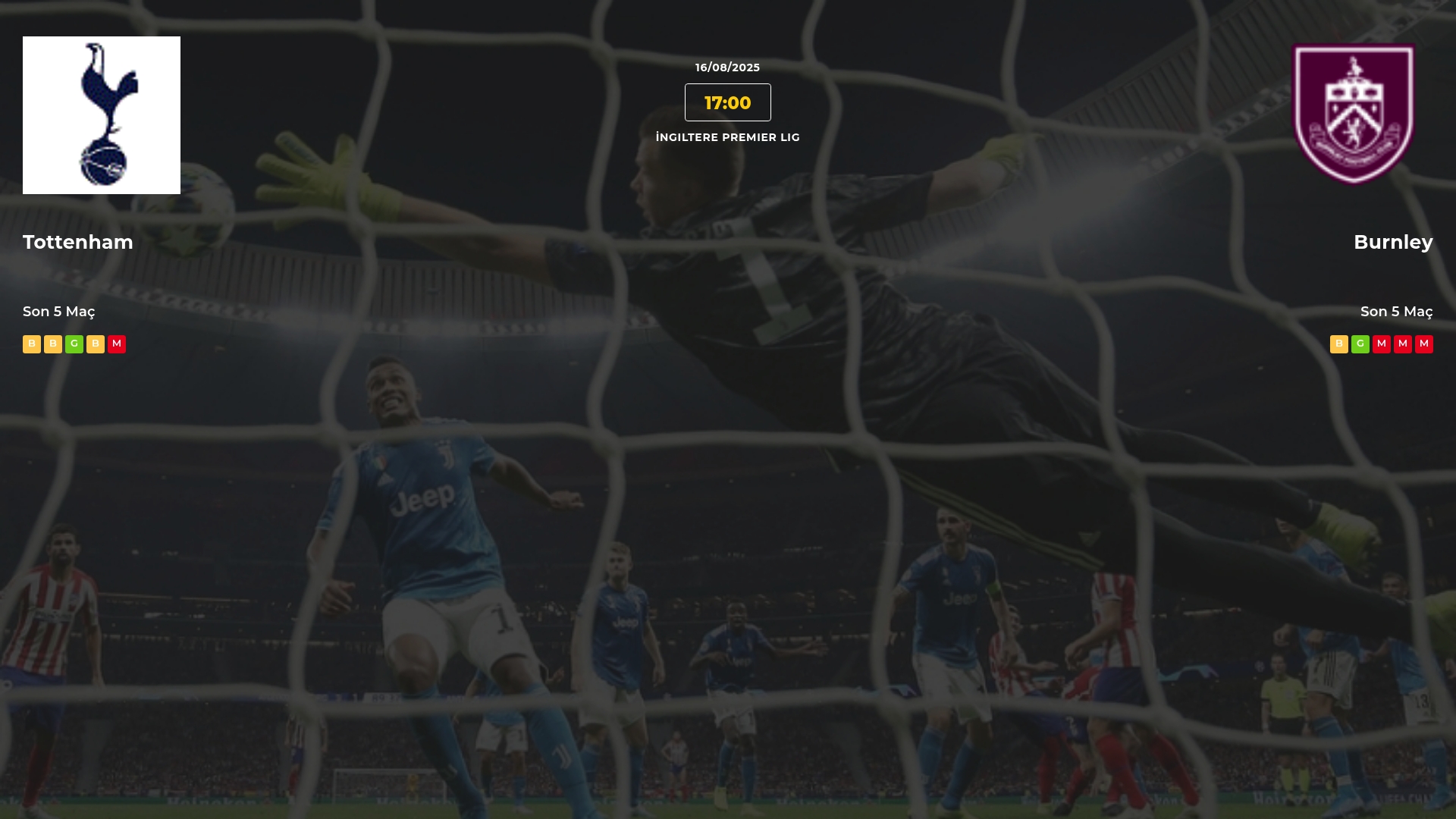 Tottenham Burnley İddaa Maç Tahmini 16 Ağustos 2025
