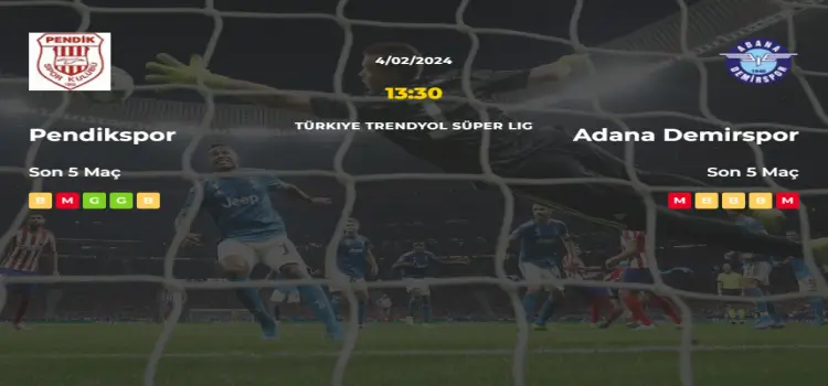 Pendikspor Adana Demirspor İddaa Maç Tahmini 4 Şubat 2024