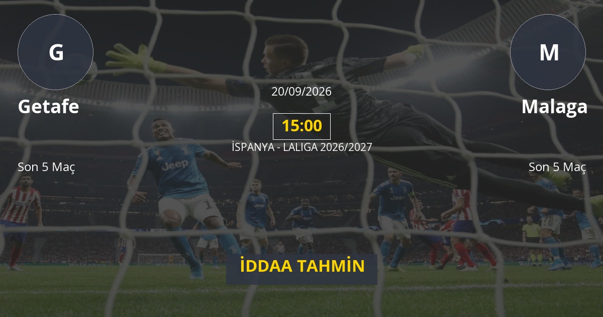 Getafe Malaga İddaa Maç Tahmini 20 Eylül 2026