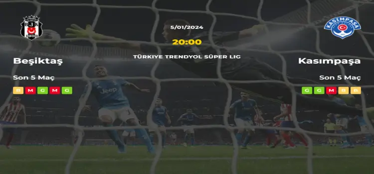 Beşiktaş Kasımpaşa İddaa Maç Tahmini 5 Ocak 2024