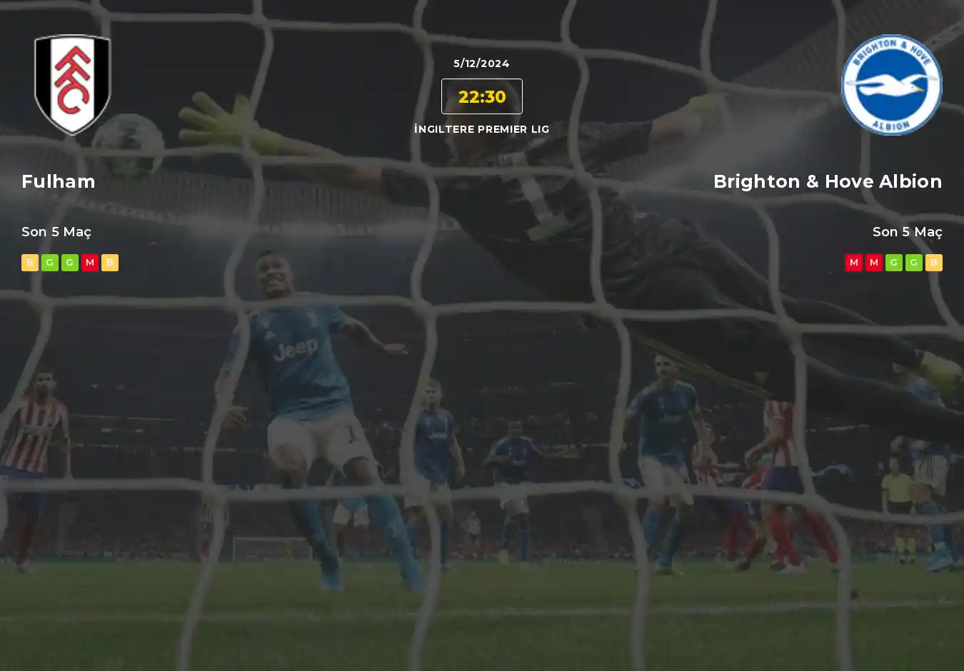 Fulham Brighton & Hove Albion İddaa Maç Tahmini 05 Aralık 2024