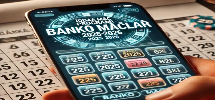 İddaa maç programı banko maçlar 2025-2026