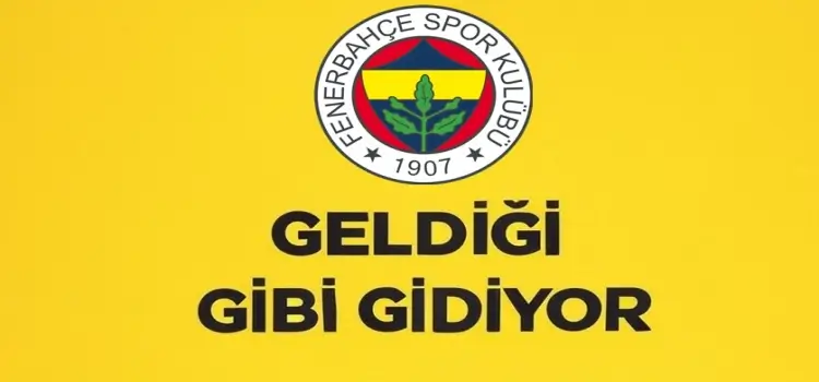 Fenerbahçeli futbolcunun yeni takımı belli oldu! Geldiği gibi gidiyor...