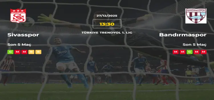 Sivasspor Bandırmaspor İddaa Maç Tahmini 27 Aralık 2025