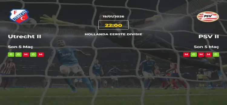 Utrecht II PSV II İddaa Maç Tahmini 19 Ocak 2026