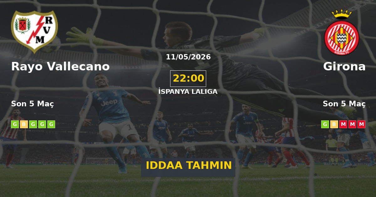 Rayo Vallecano Girona İddaa Maç Tahmini 11 Mayıs 2026