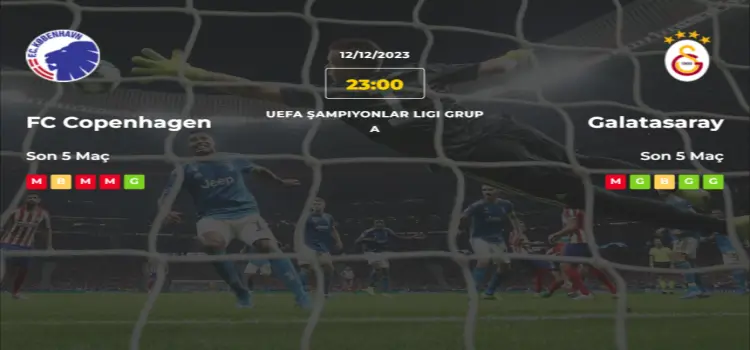 Kopenhag Galatasaray İddaa Maç Tahmini 12 Aralık 2023
