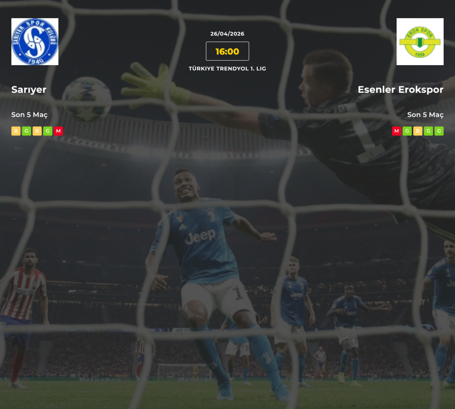 Sarıyer Esenler Erokspor İddaa Maç Tahmini 26 Nisan 2026