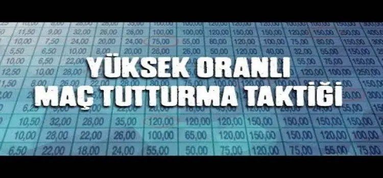 İddaa da Yüksek Oranlar Nasıl Bulunur