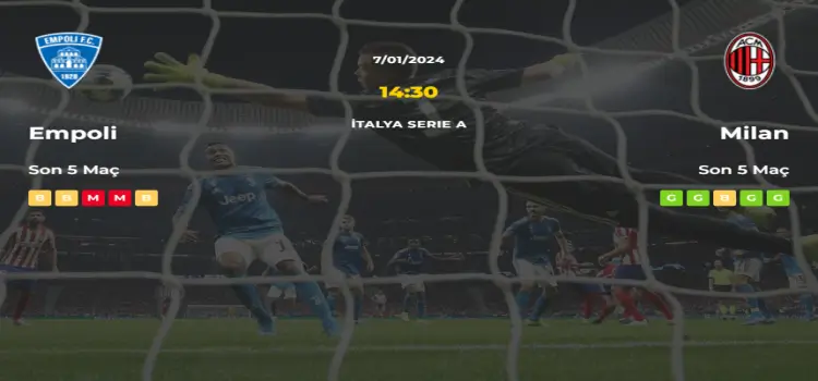 Empoli Milan İddaa Maç Tahmini 7 Ocak 2024