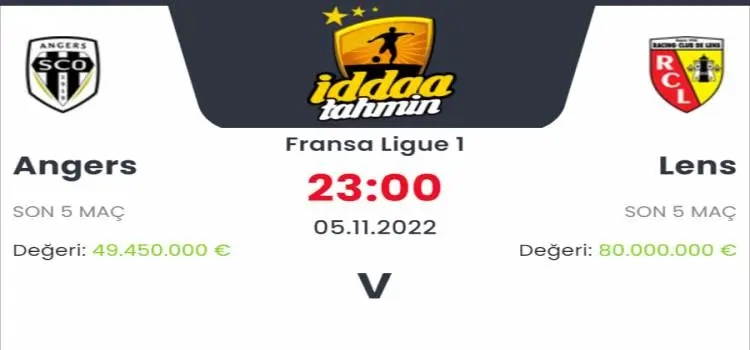 Angers Lens İddaa Maç Tahmini 5 Kasım 2022
