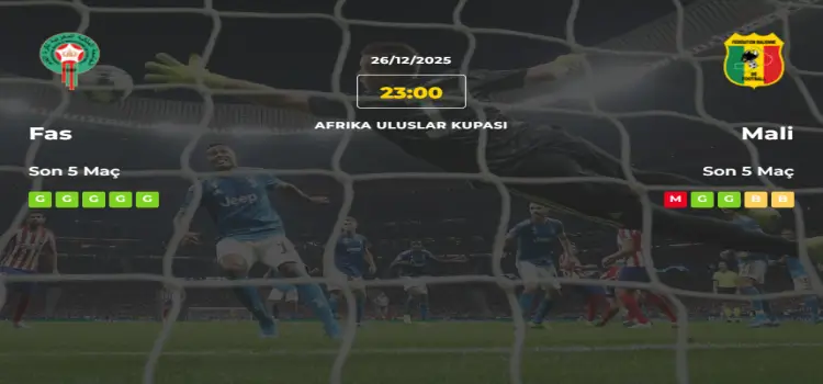 Fas Mali İddaa Maç Tahmini 26 Aralık 2025