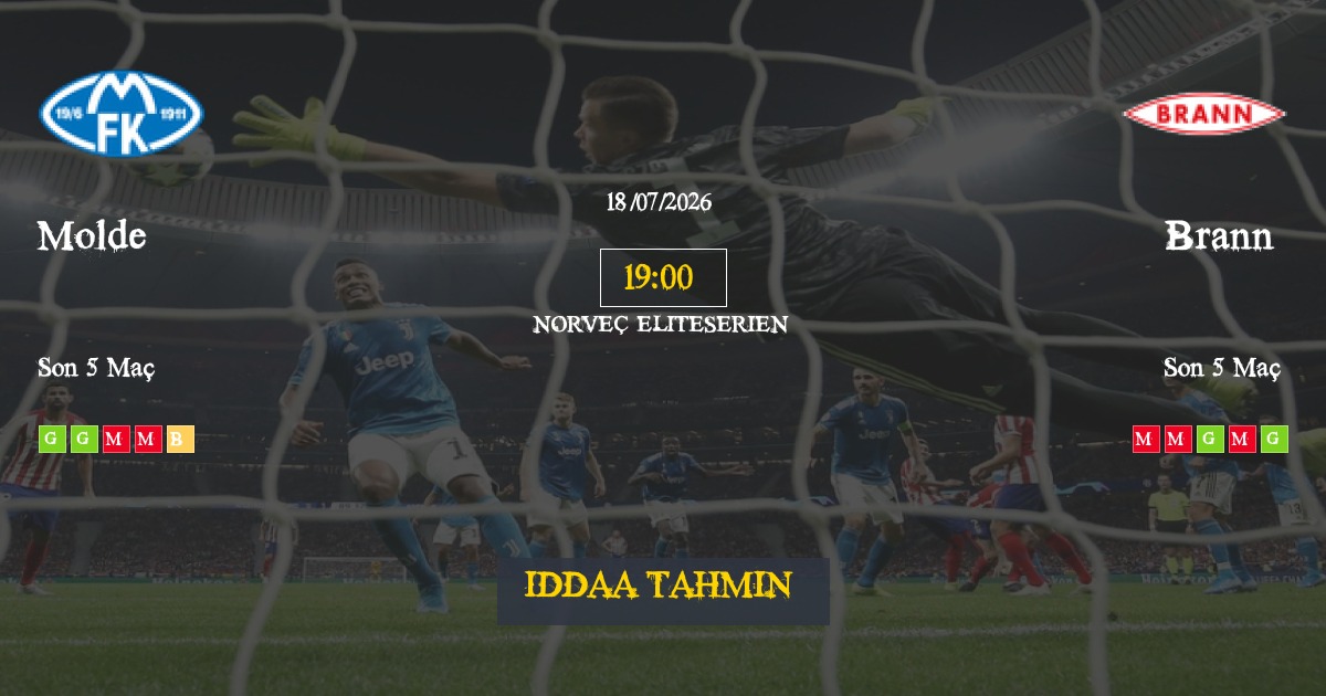 Molde Brann İddaa Maç Tahmini 18 Temmuz 2026