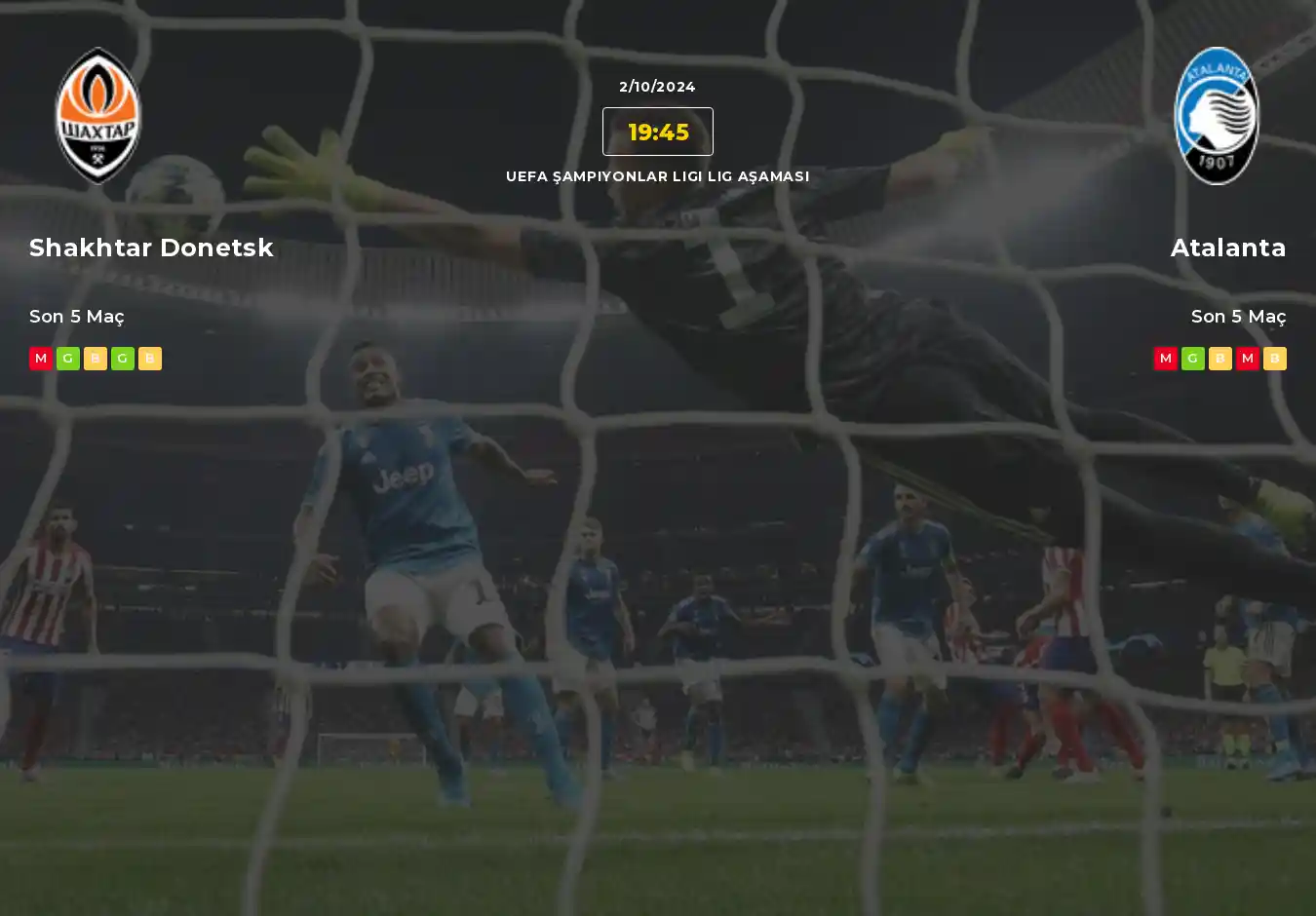 Shakhtar Donetsk Atalanta İddaa Maç Tahmini 02 Ekim 2024