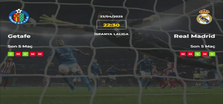 Getafe Real Madrid İddaa Maç Tahmini 23 Nisan 2025