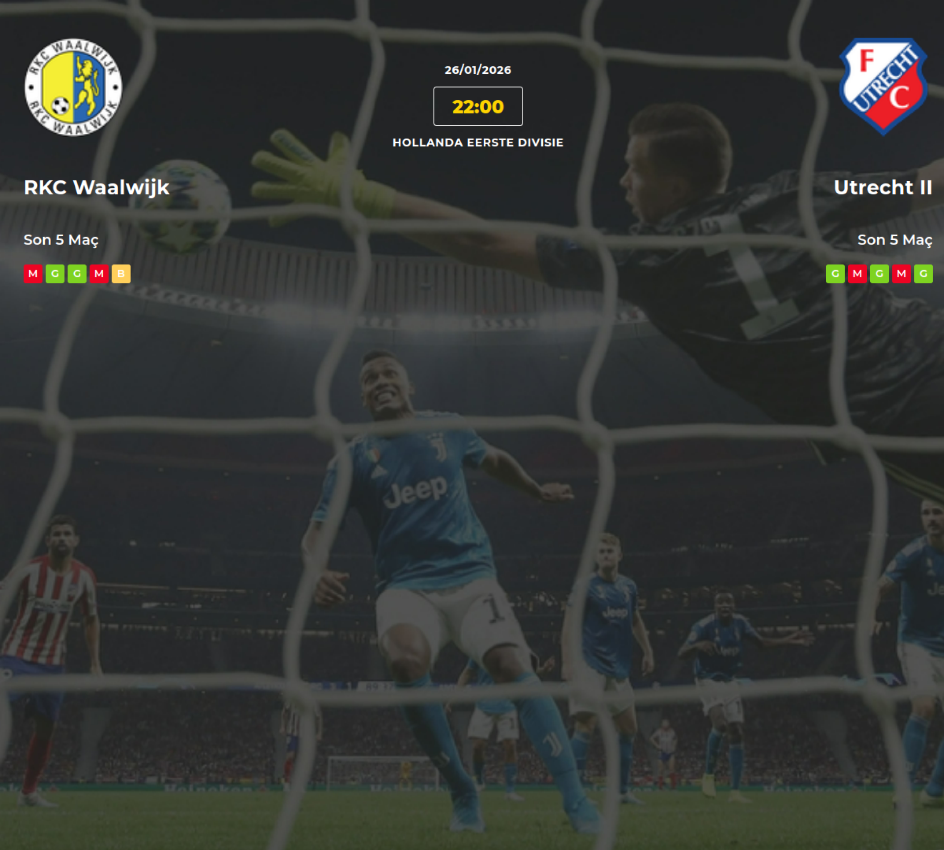 RKC Waalwijk Utrecht II İddaa Maç Tahmini 26 Ocak 2026